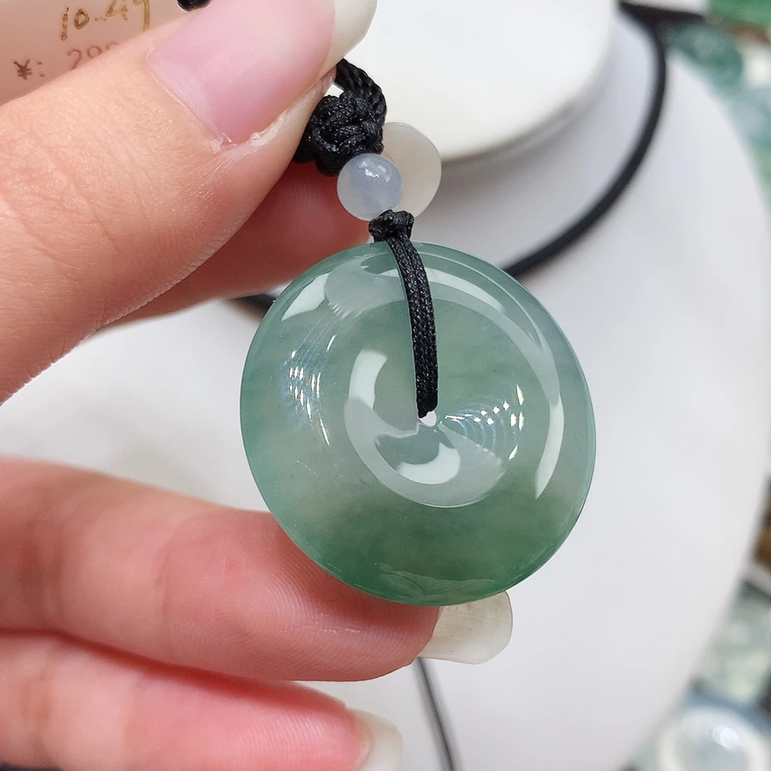 翡翠未镶嵌胸饰翡翠31，27.6/5.5