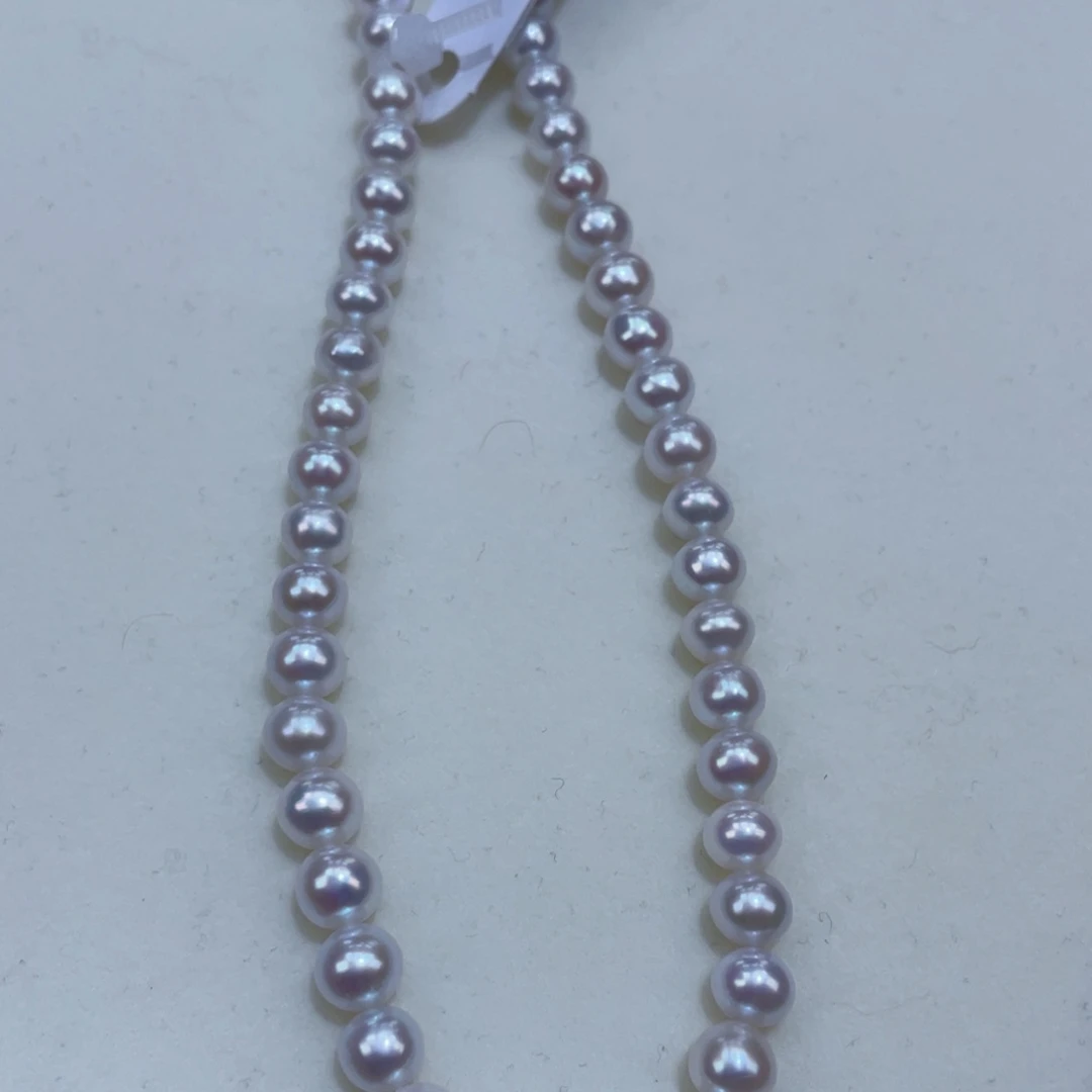 淡水珍珠颈饰银S925镶嵌6.5m爆亮媲美高货亮度