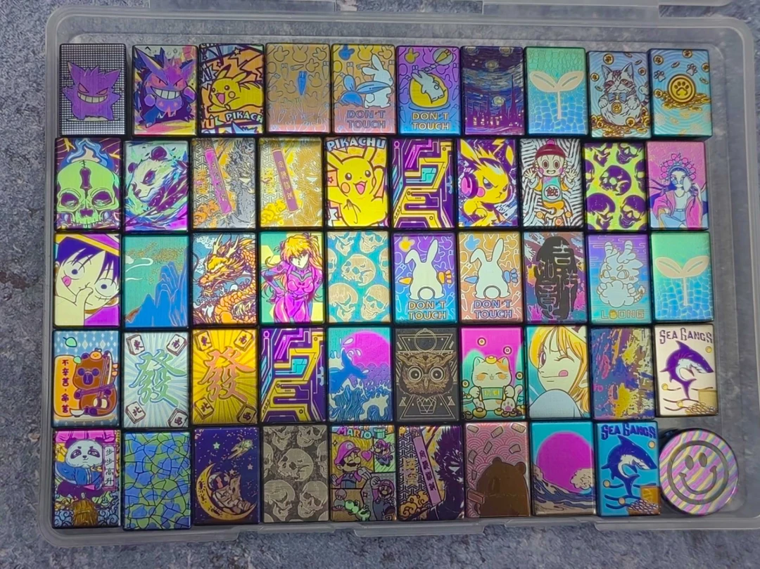 钛钢吊坠 EDC系列解压玩具吊坠伞绳