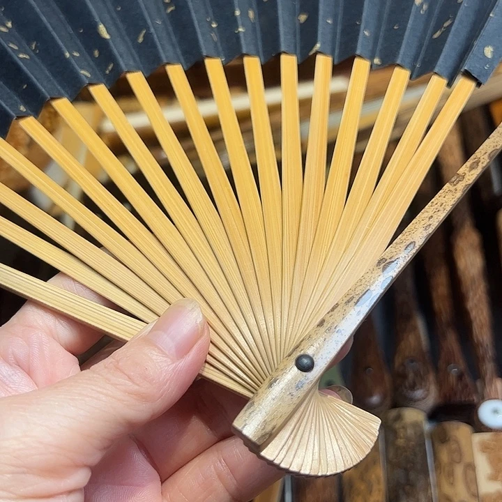 快****扇子梅鹿竹折扇一把