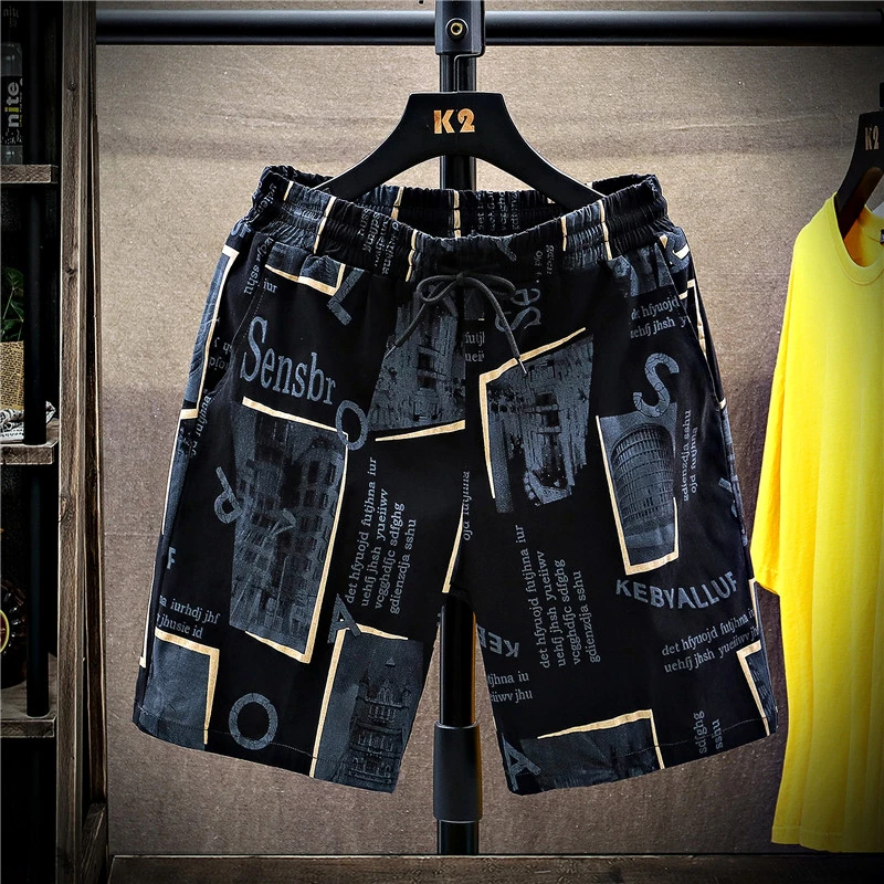 男短裤夏季男款薄款中裤夏天休闲透气五分裤2025新款高档大裤衩潮