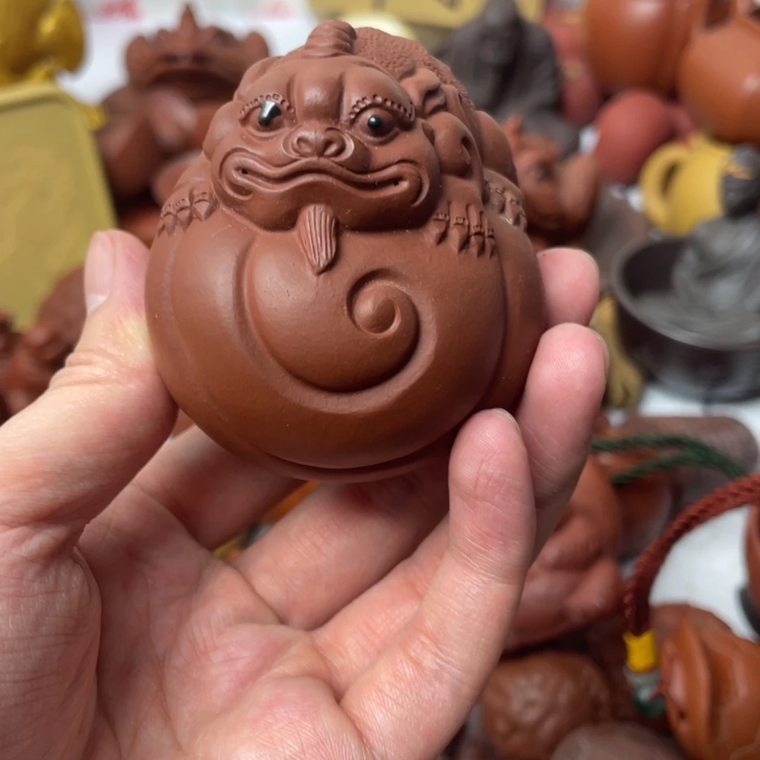 紫砂茶宠杨*曼紫砂瑕疵