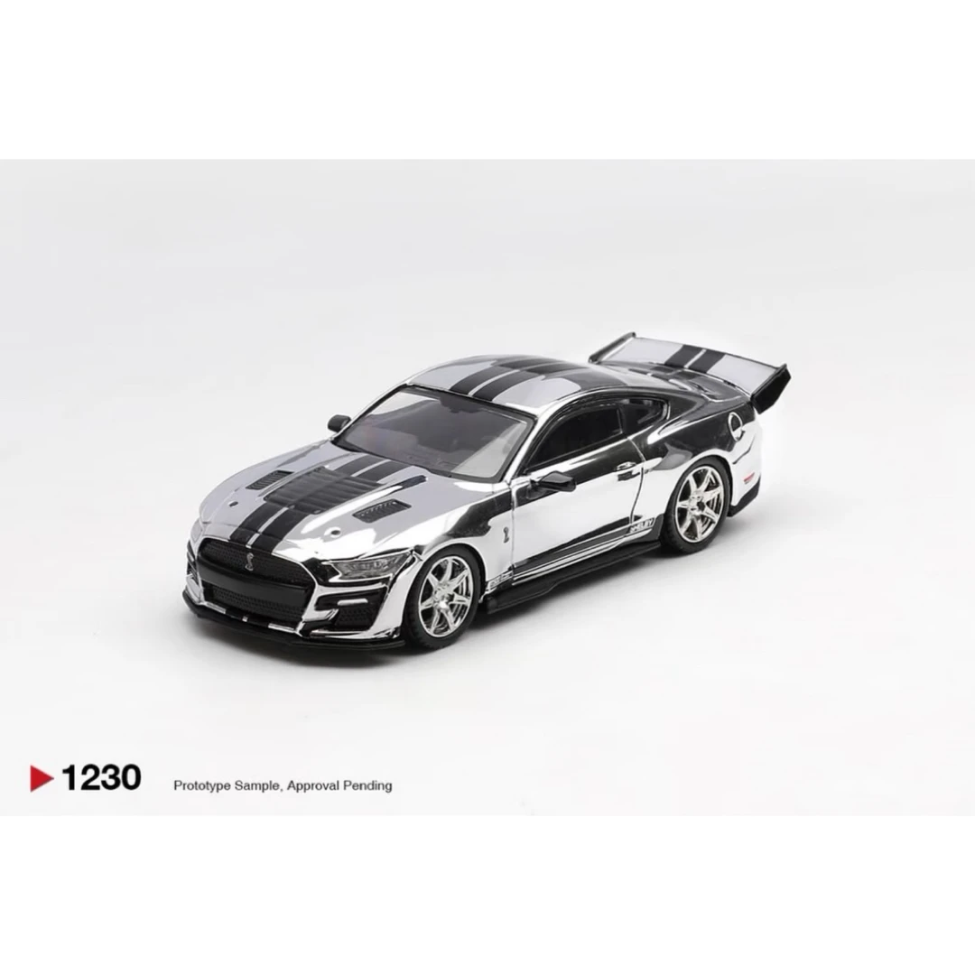 预售 MINIGT 1:64 福特野马 GT500 谢尔比 电镀1230号 合金车模