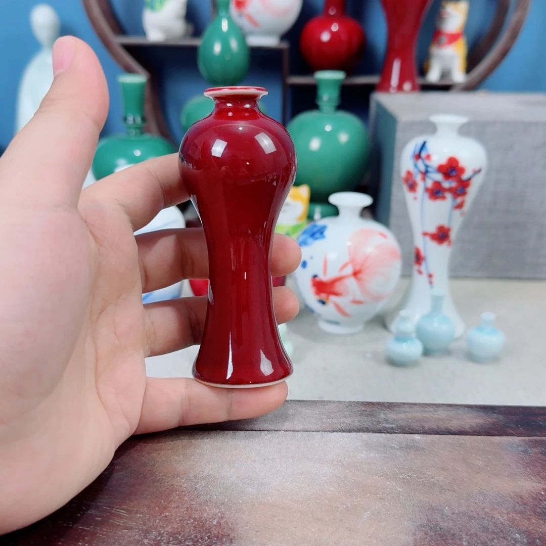 陶瓷手工小花器摆件