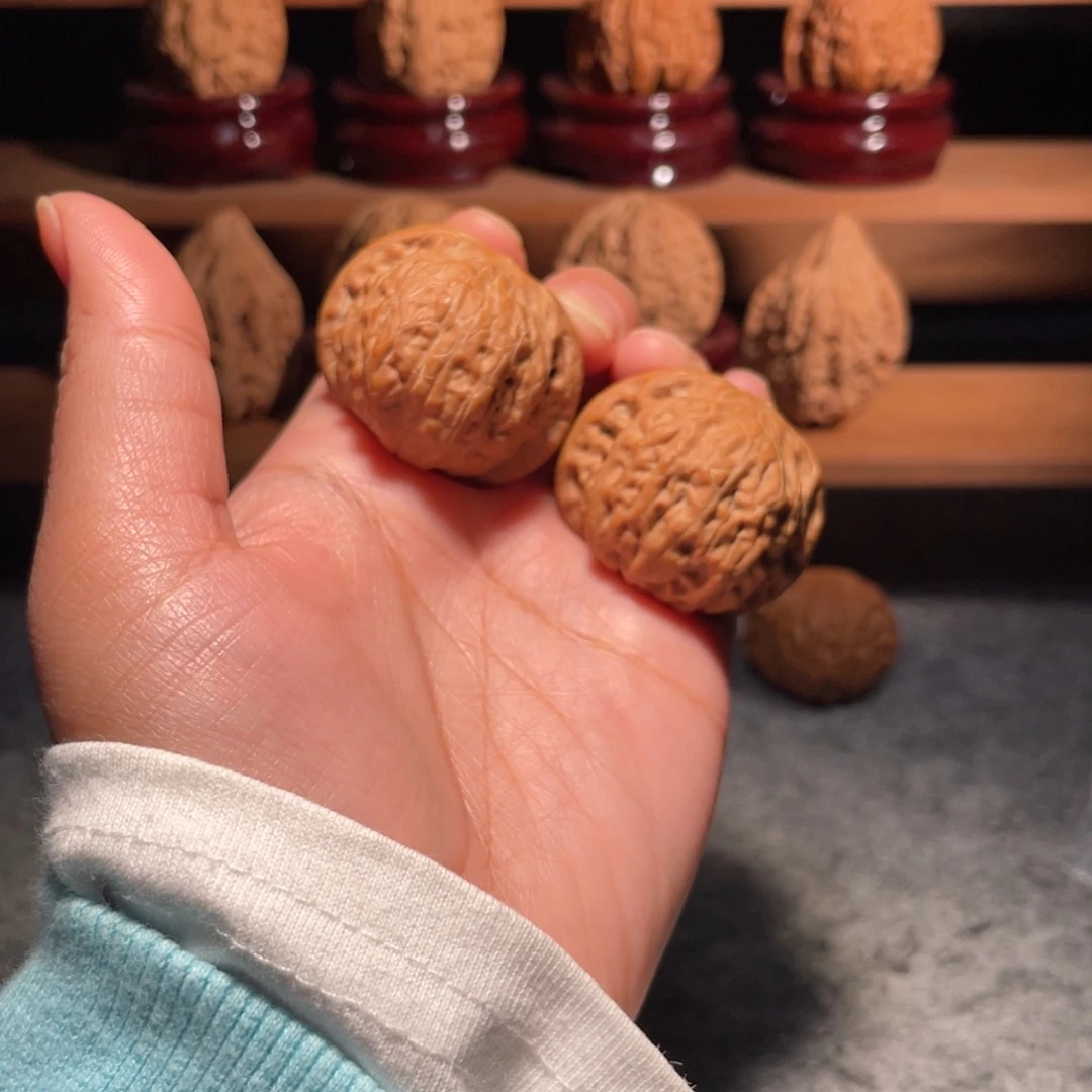 核桃手串/手链正铁锤全品红皮37