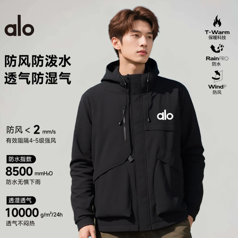秋季软壳防水户外冲锋衣外套男女同款休闲运动时尚百搭ALO9596