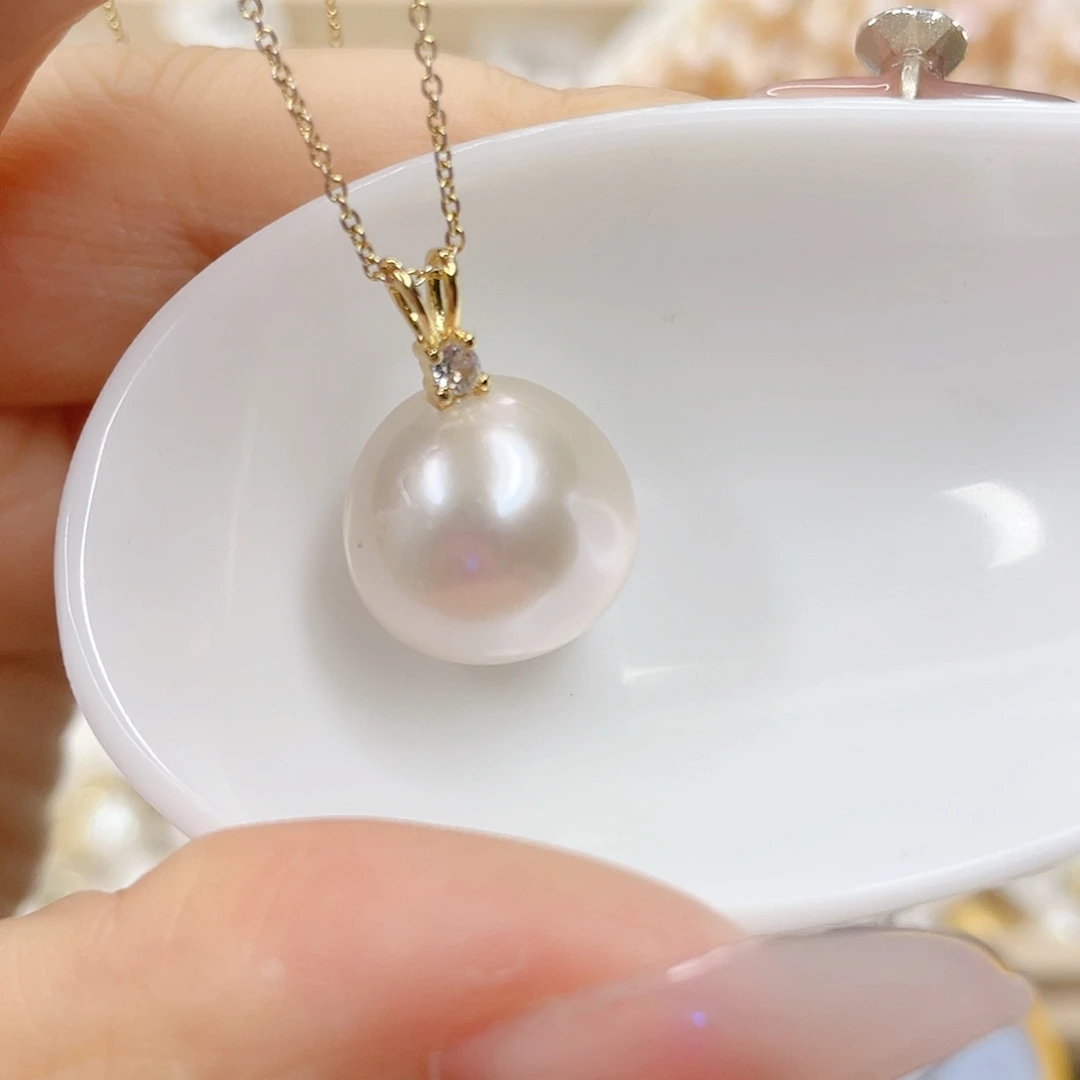 淡水珍珠未镶嵌吊坠(赠链)