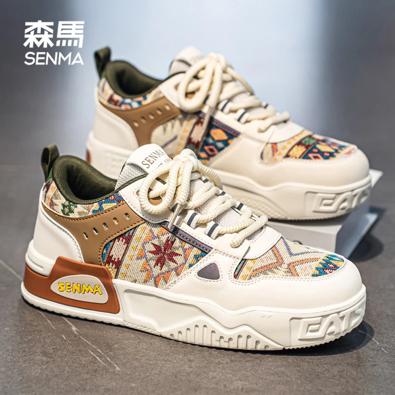 森马秋季鞋子男款爆款2025新款干净感痞帅男鞋休闲增高男生板鞋