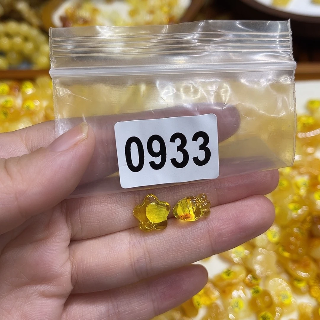 琥珀未镶嵌珠宝奇石