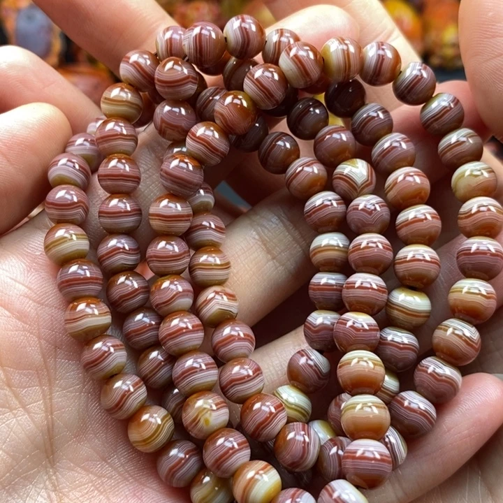 青***吟玛瑙/玉髓未镶嵌项链战国红项链