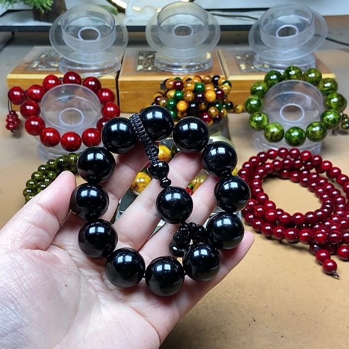 【闪购商品】贝壳杉（血龙木）手串/手链2.0雷击料