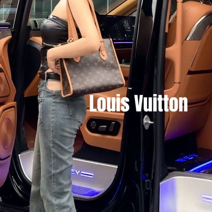 修复品619134/LouisVuitton/路易威登三角金球托特包