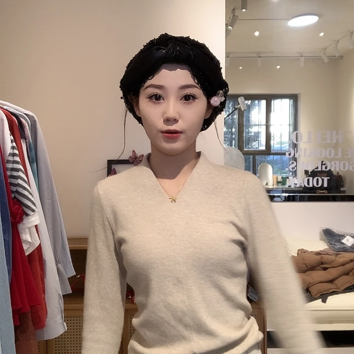 燕麦色上衣上衣上衣