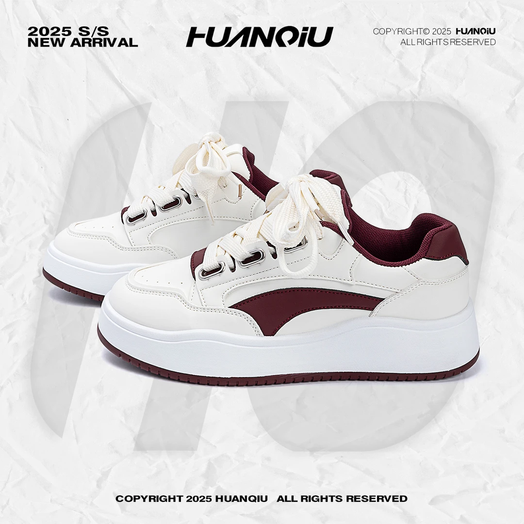 环球厚底增高百搭板鞋男2025新款秋季潮流舒适鞋子男轻便休闲鞋男