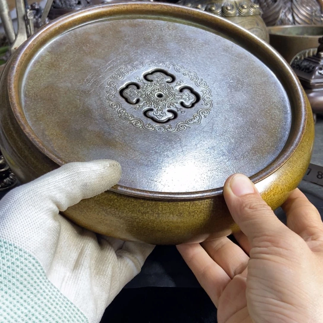 铜器工艺品摆件香炉摆件