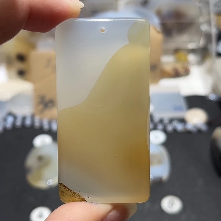 玛瑙/玉髓未镶嵌吊坠(不含链)