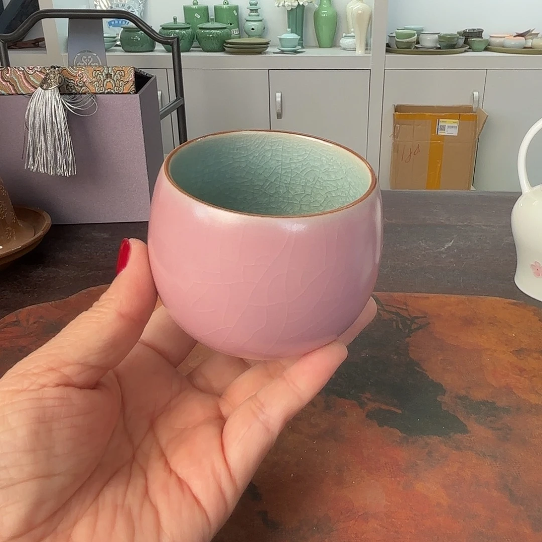 龙泉云间青瓷小米茶器