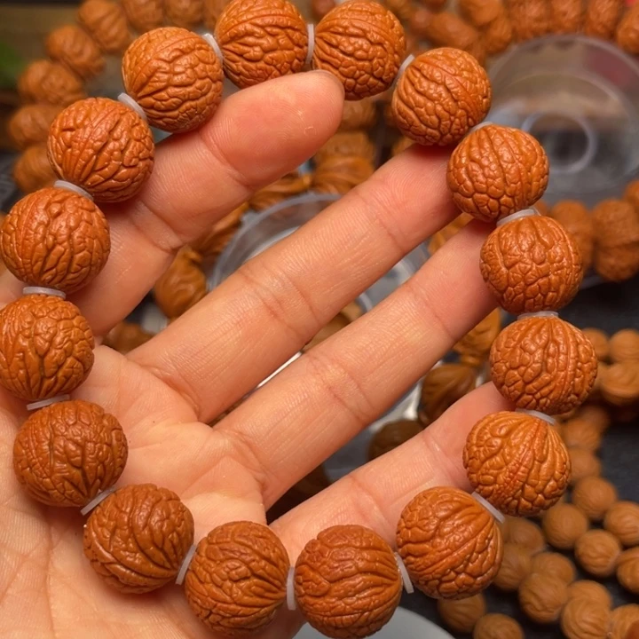 桃核手串龙纹桃核18