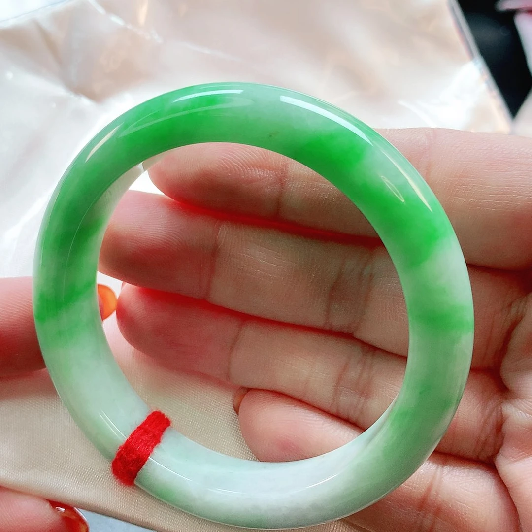 未镶嵌手镯翡翠正圈2573