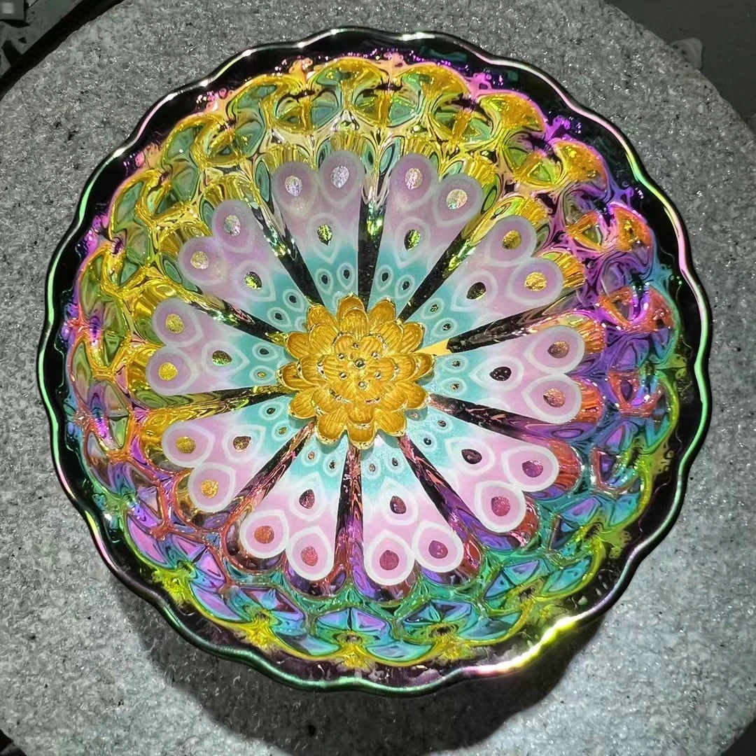 七彩梦幻莲花杯    单杯