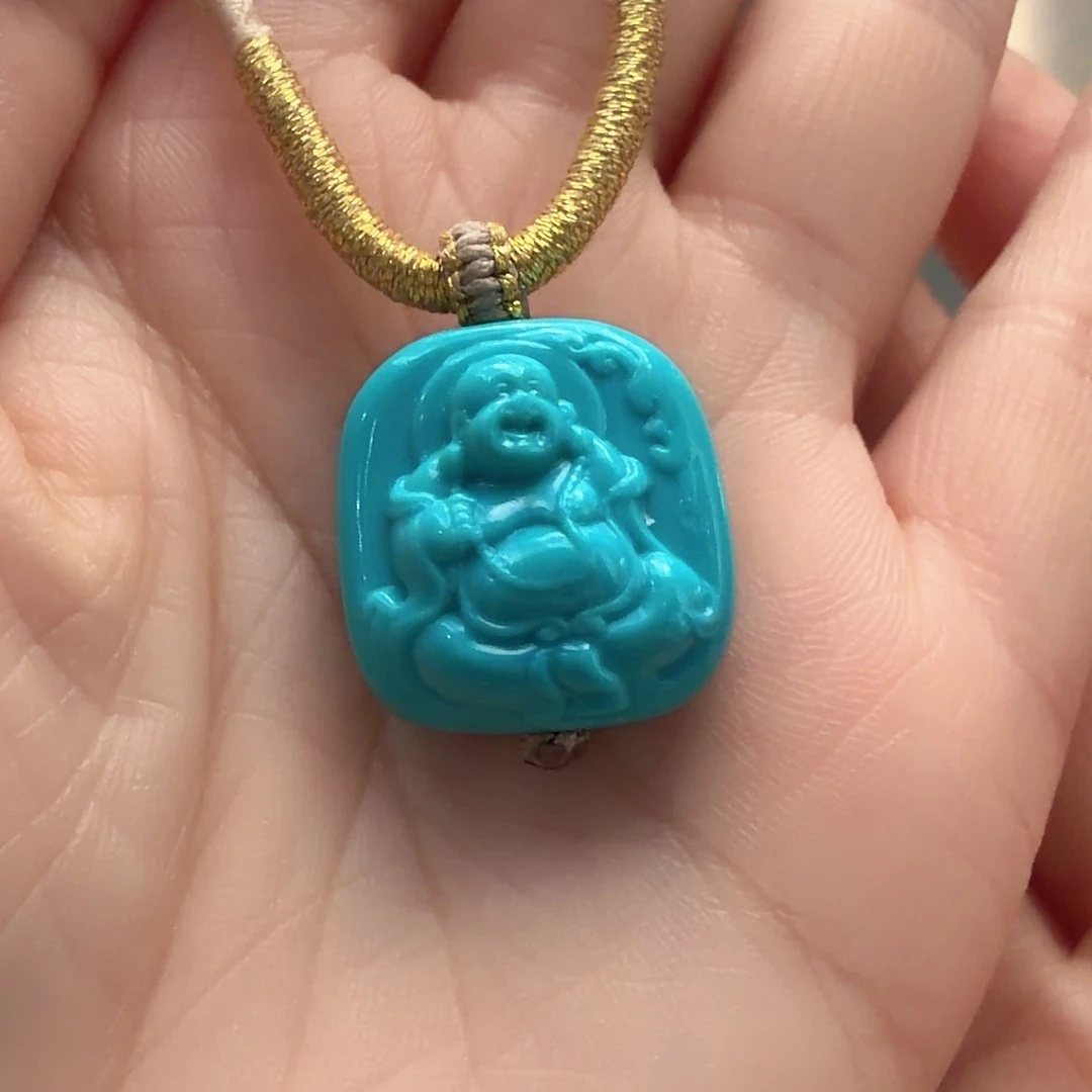 绿松石未镶嵌颈饰