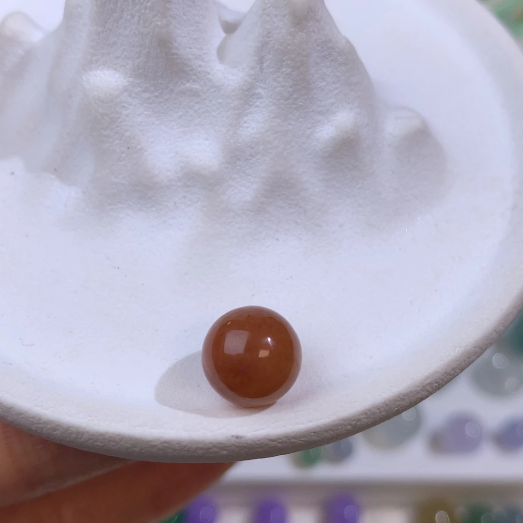 未镶嵌定制翡翠珊瑚红 卡9.3 yu