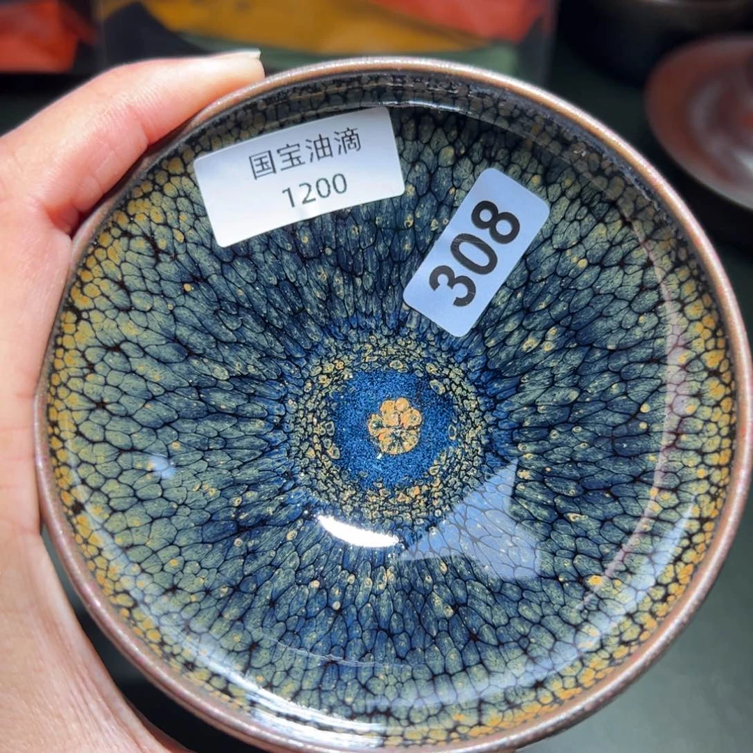 茶盏军全手工原矿原釉建盏