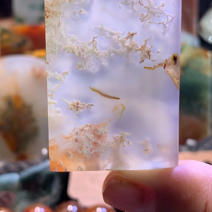 忘***草玛瑙/玉髓未镶嵌颈饰