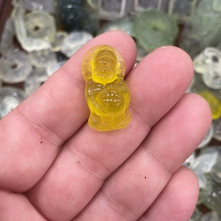 蛇纹石玉合金颈饰