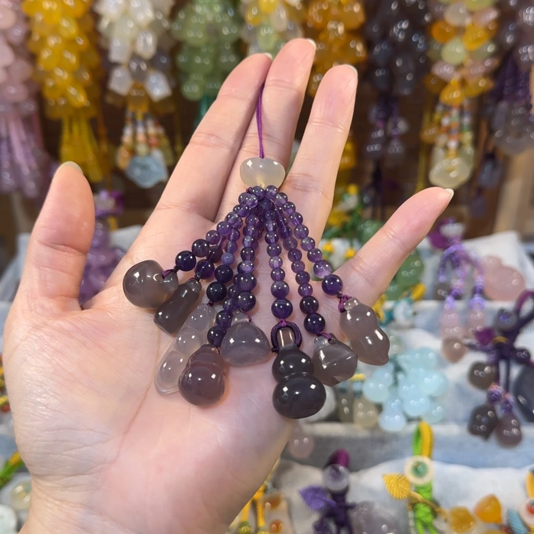 未镶嵌手机挂件玛瑙/玉髓