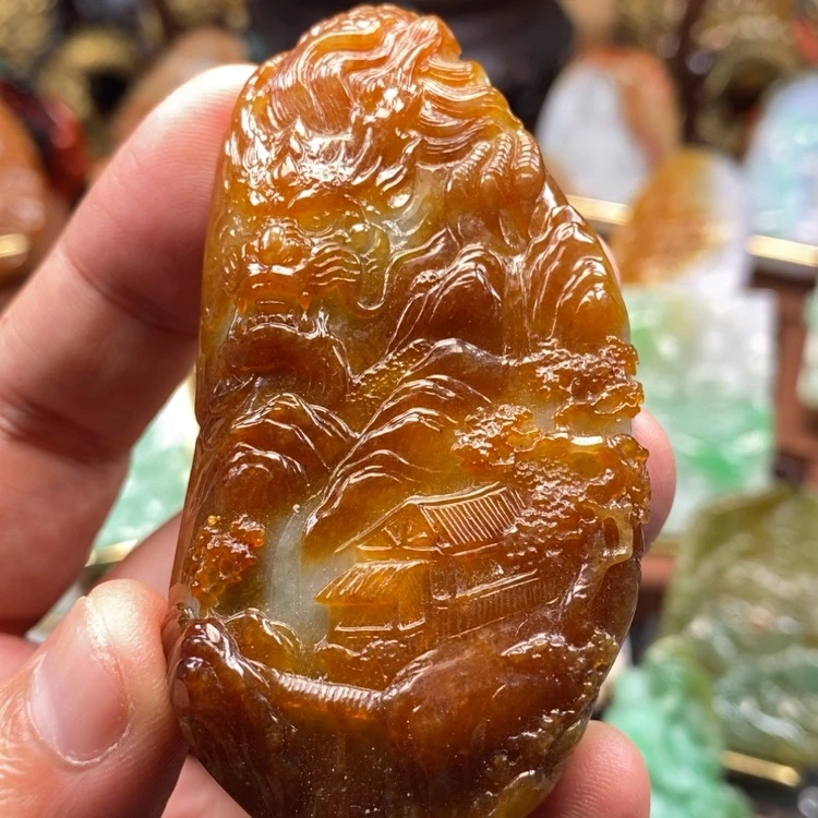 【闪购商品】颈饰未镶嵌翡翠缅甸翡翠A货吊坠