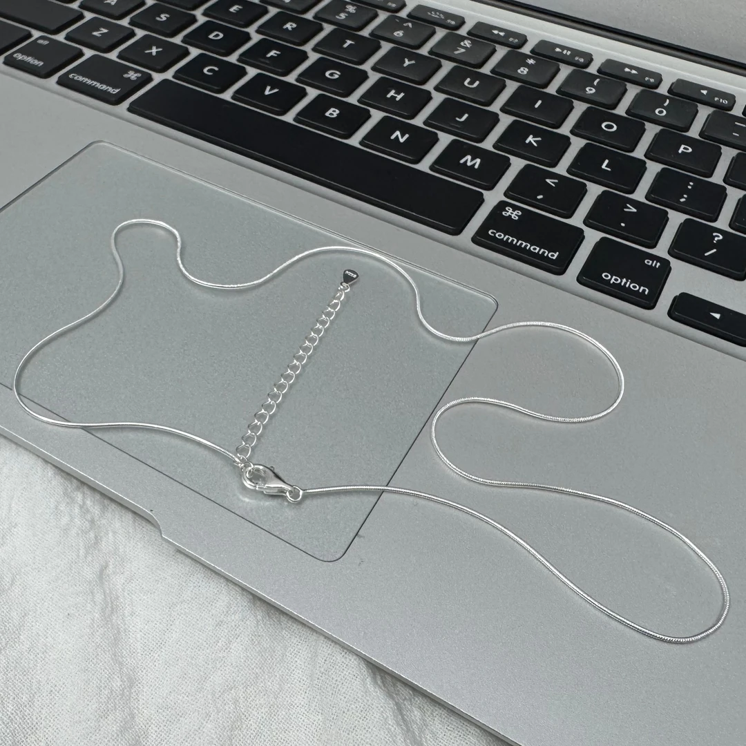 链子925银 蛇骨项链素链万能搭配（不要压折）