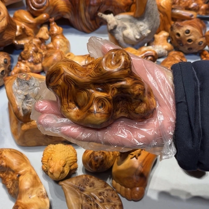 柏木手把件把玩把玩