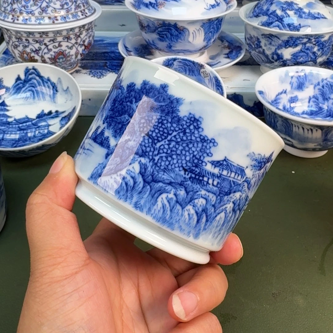 景德镇纯手绘茶具圆圆289