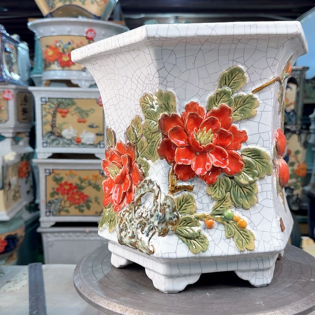 王*娘岭南10湾花盆花盆