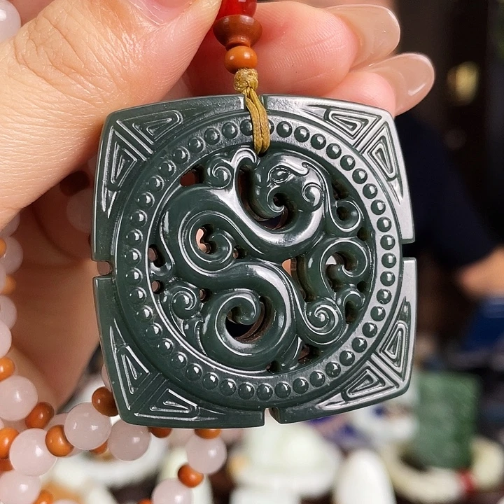 和田玉未镶嵌颈饰定制发货