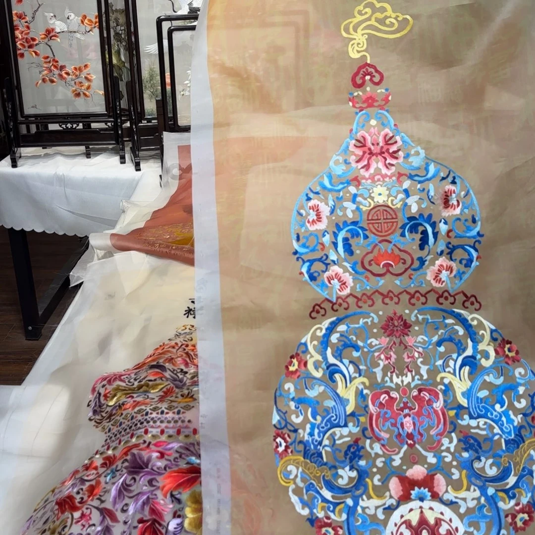 织绣纯手工非遗苏绣绣片