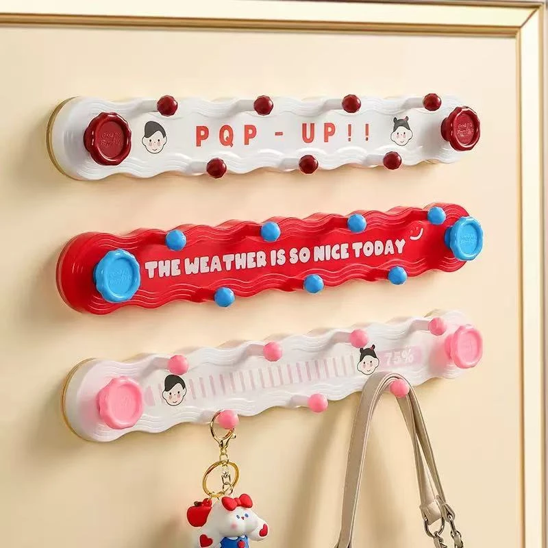 多巴胺旋转吸盘联排挂钩免打孔强力承重浴室厨房玄关卧室门后粘钩