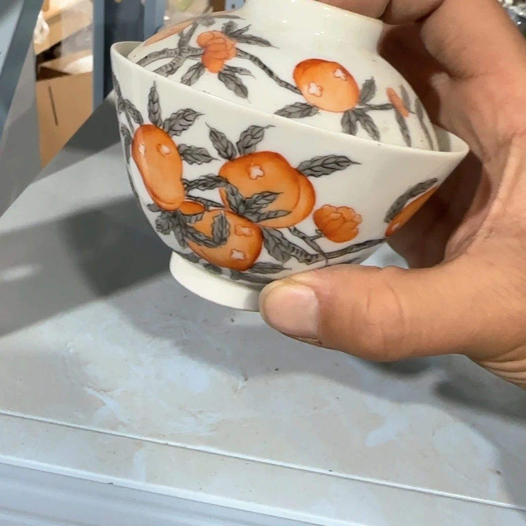 瓷片摆件手绘瓷器全部处理