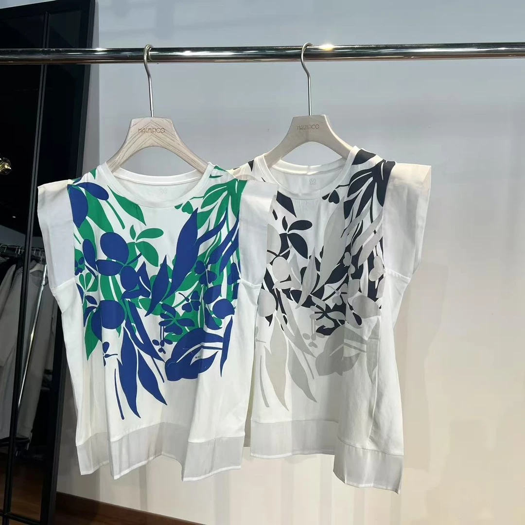 MNFK  定制面料 四款花朵T恤 TX0096