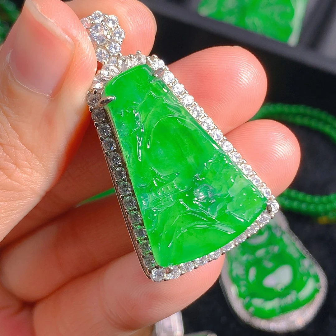 翡翠吊坠(不含链)未镶嵌