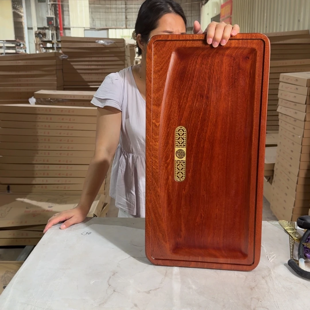 花梨木茶盘60*30尺寸