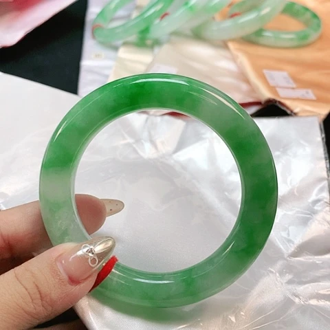 未镶嵌手镯翡翠李*霞2876