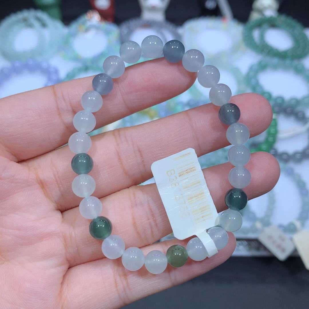 翡翠未镶嵌手串天然