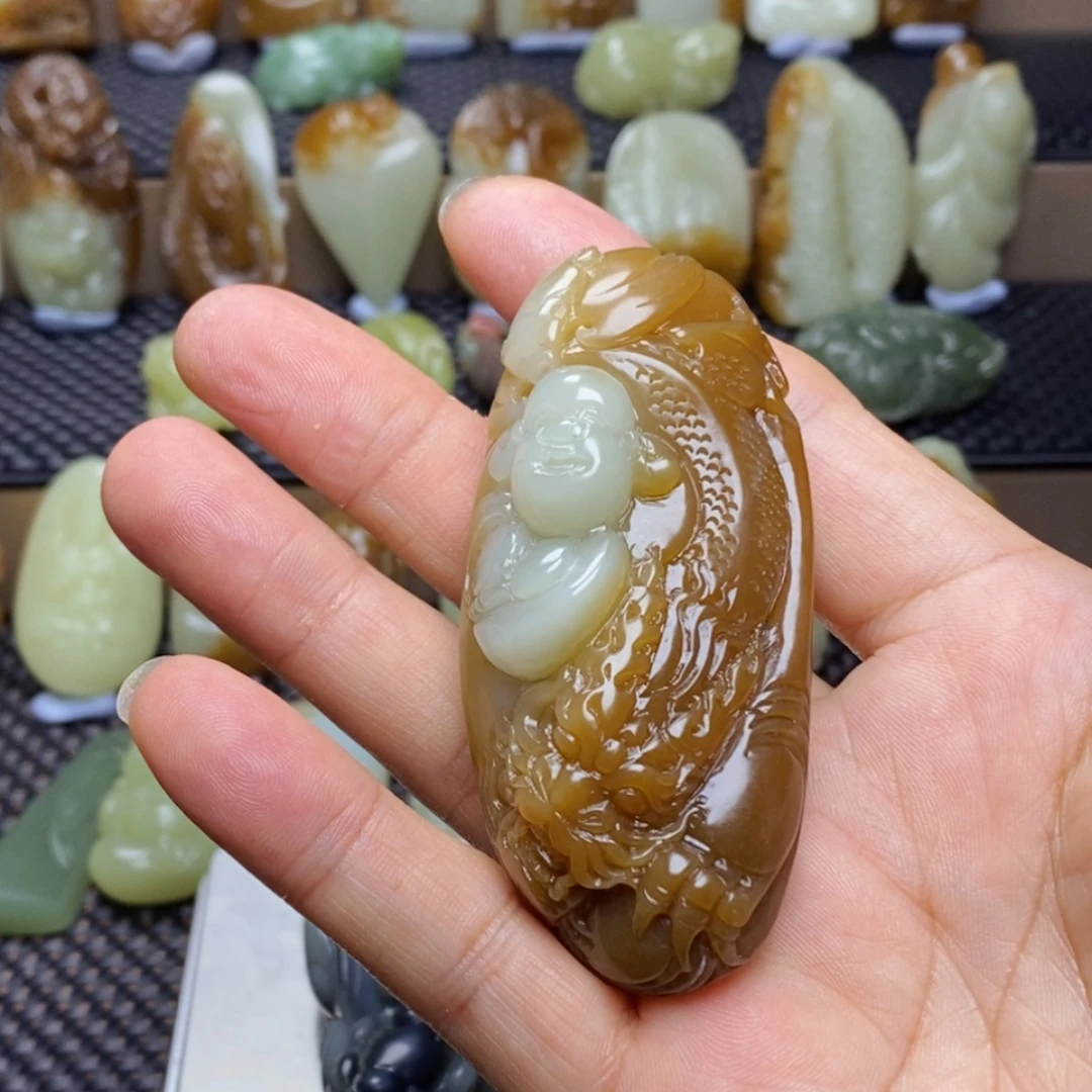 顺***$和田玉未镶嵌吊坠(不含链)