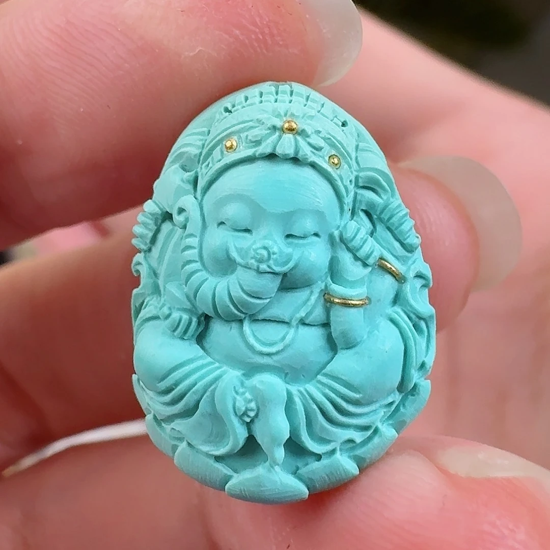 绿松石珠宝奇石未镶嵌