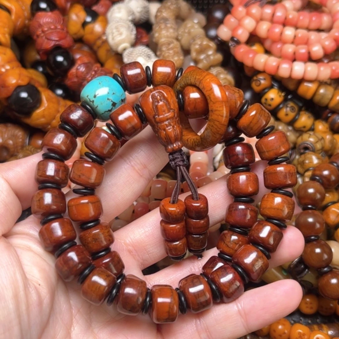 【闪购商品】牛骨手串/手链牛骨双圈12×9×38颗