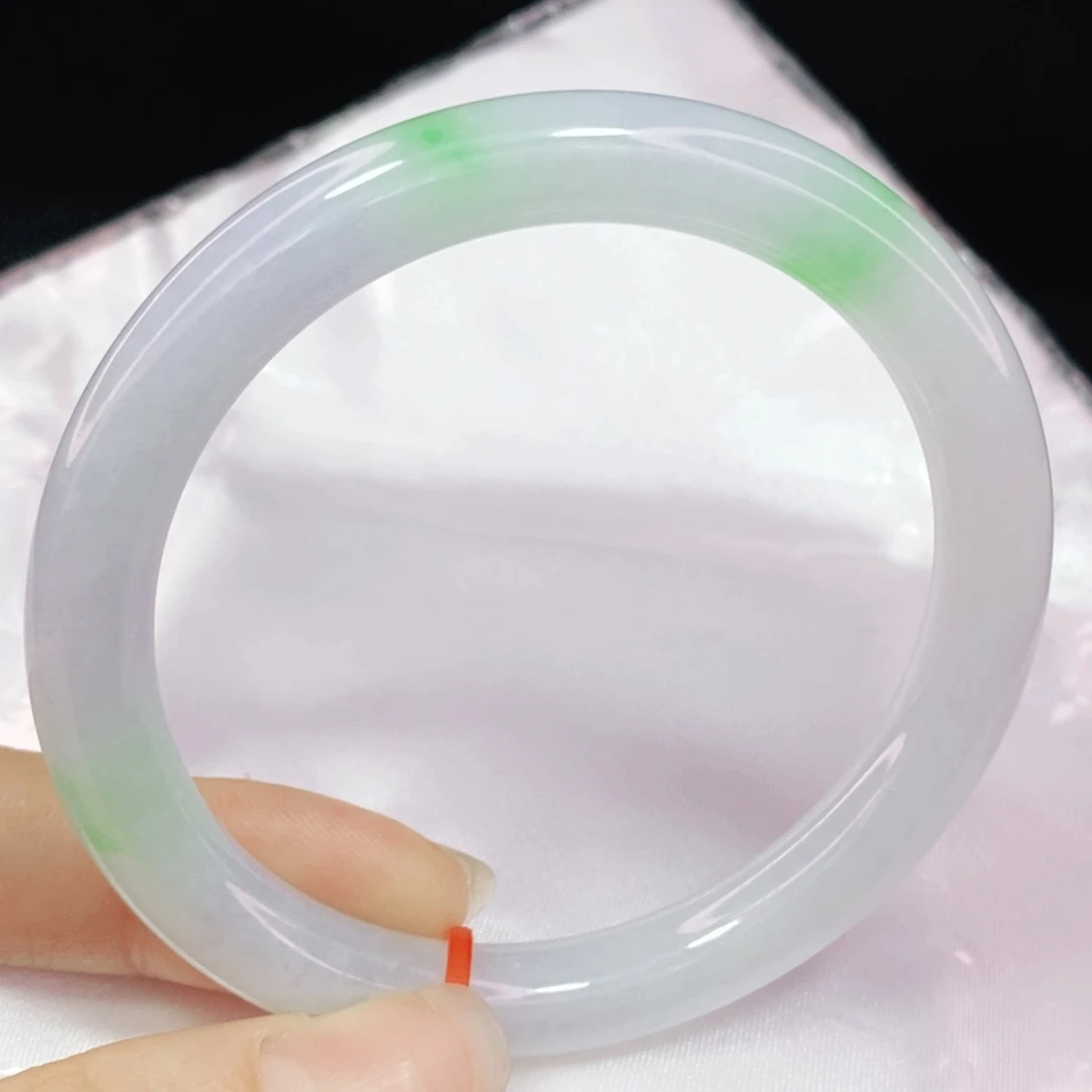 未镶嵌手镯翡翠56圆镯