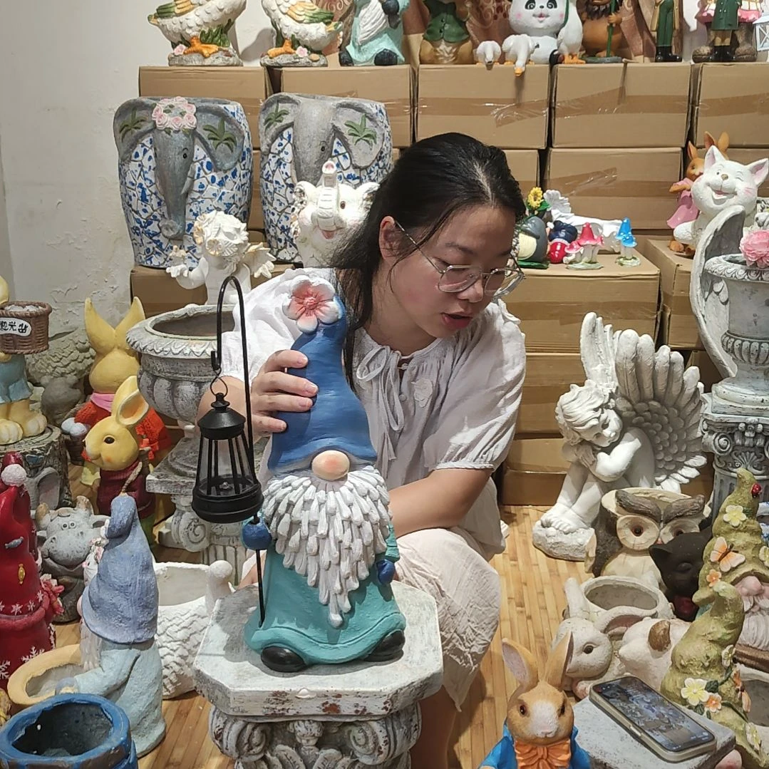 合成树脂树脂蓝色甘道夫带灯