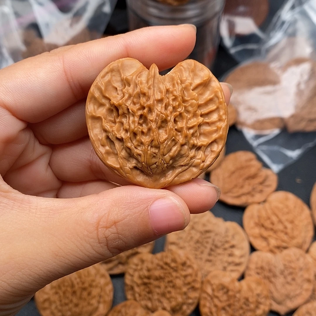 缘***你吊坠文玩核桃桃心